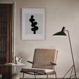 Abstract lines giclee print, 50x70cm