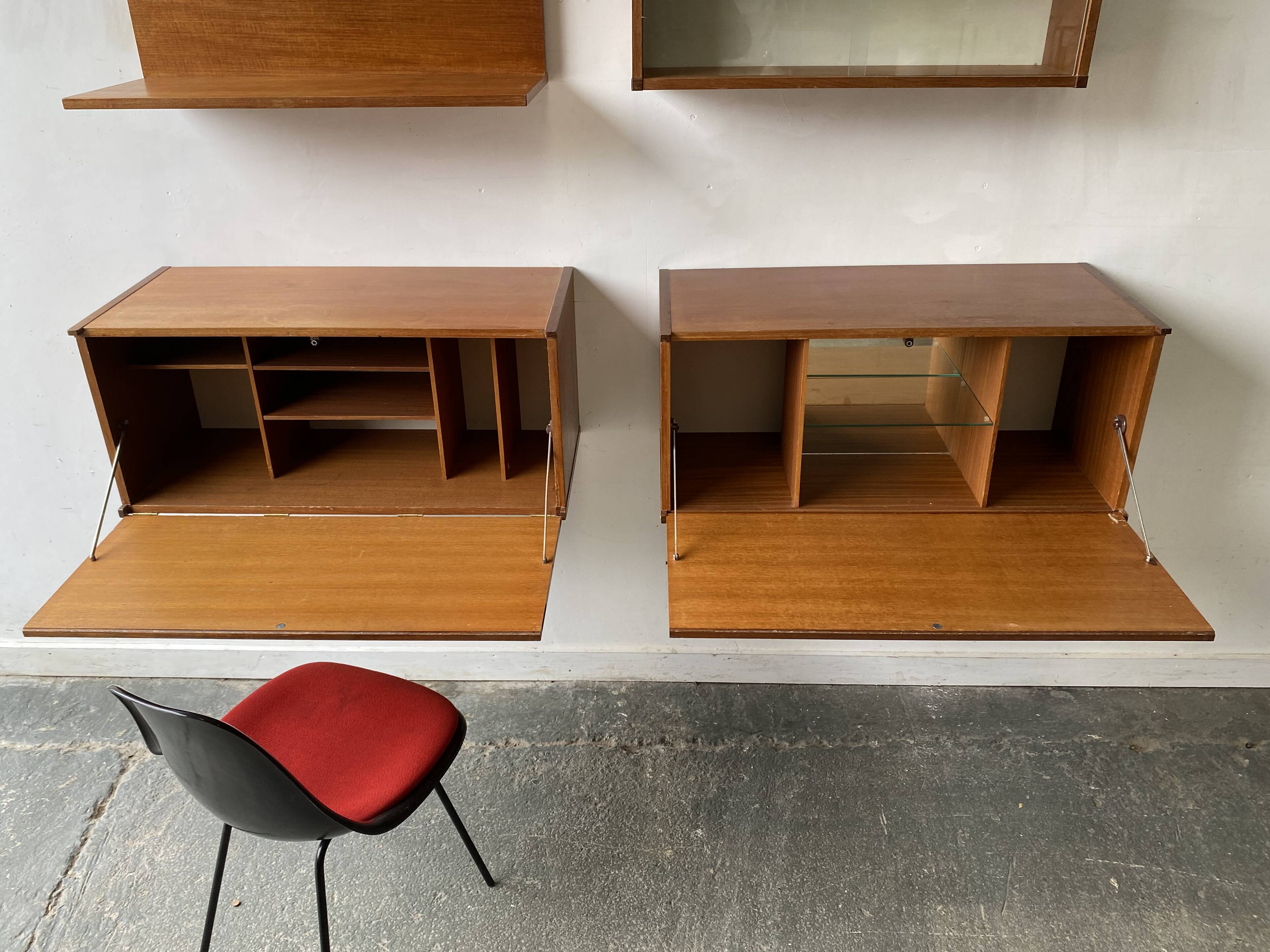 1960’s mid century Beaver & Tapley modular wall units
