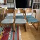 Lot of 6 Baumann sled chairs