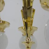 Art Deco Large Chandelier, 1920s, Restored