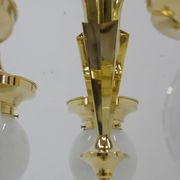 Art Deco Large Chandelier, 1920s, Restored