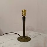 Art Deco bronze table lamp sculpture made in Sweden, 1930s.