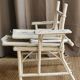 Rattan children's chaise longue
