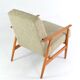 Fauteuil fox chiné beige et crème