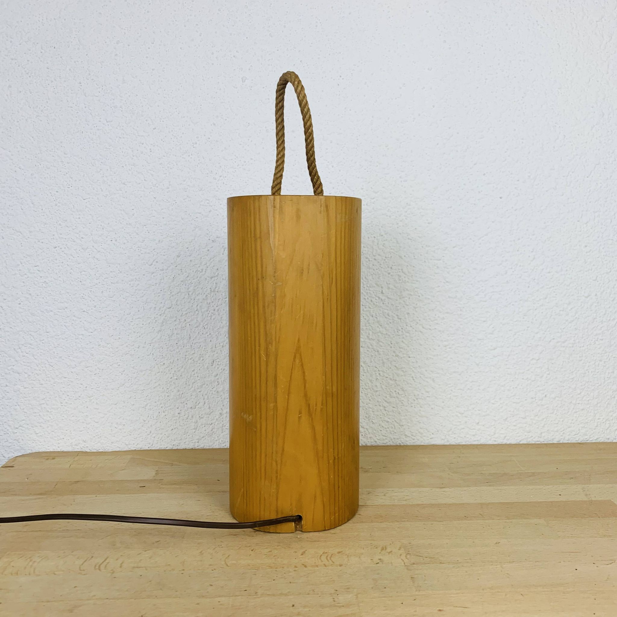 Lampe brutaliste Temde Leuchten années 70