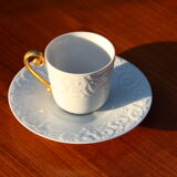 Mocha cup and its Swiss porcelain saucer, 1979