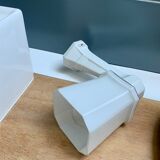 Art Deco sconce in porcelain and opaline