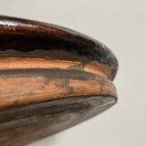 XXL empty target pocket dish in glazed earthenware from Marnaz 1950