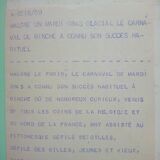 Binche carnival 1959 Gilles parade, Original photograph