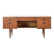 Bureau en teck danois du milieu du siècle, coiffeuse, tiroirs, buffet. Livraison. Vin