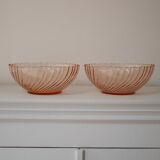 Set of 2 Rosaline salad bowls