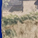 Marthe orant (1874-1957), spring, oil on canvas