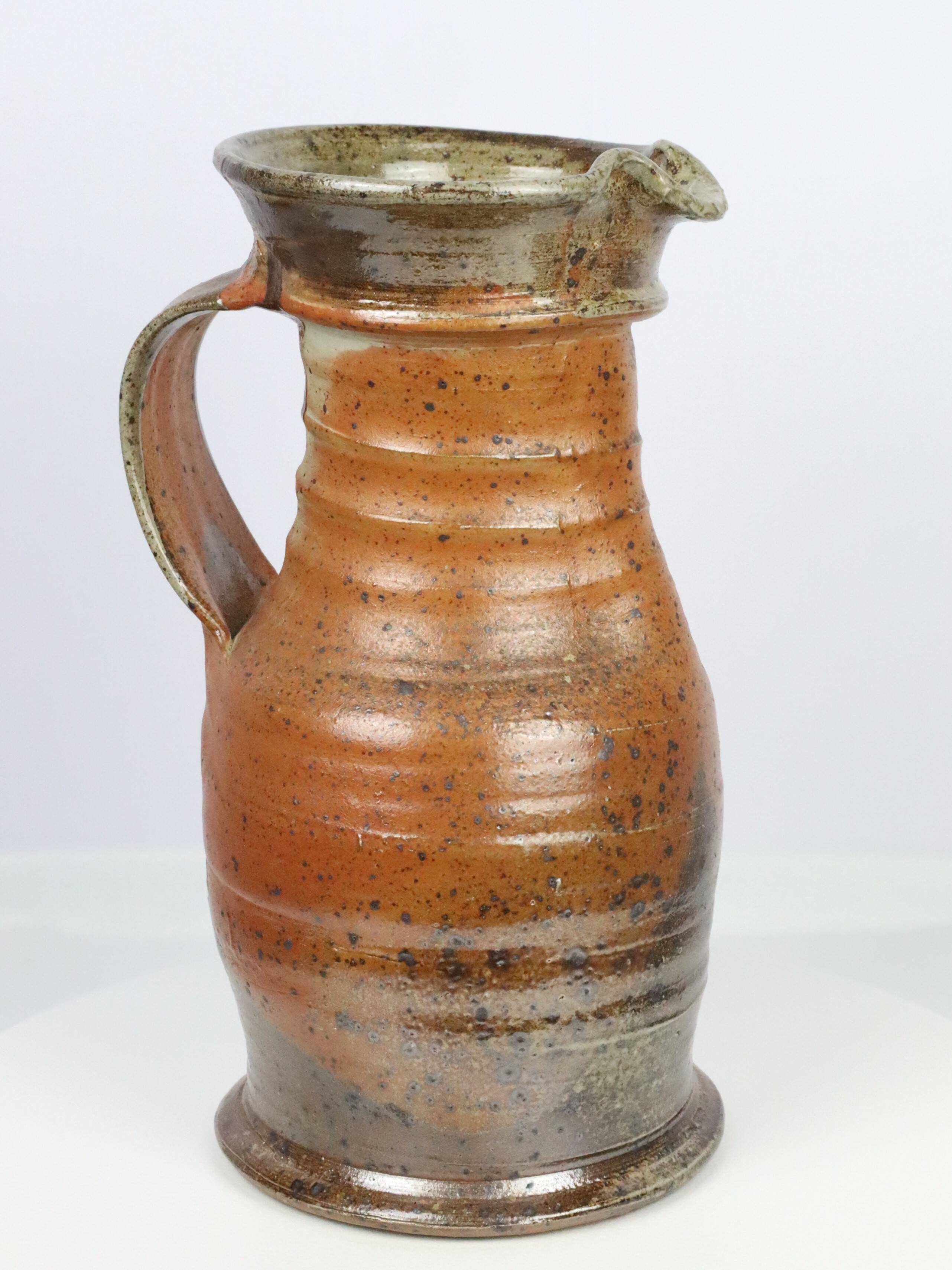 Stoneware pitcher vase by Pedley La Borne 1970