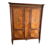 Louis XVI style wardrobe – Marquetry & bronzes