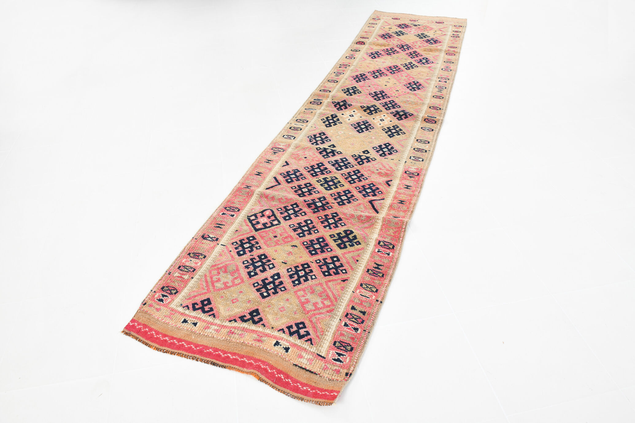 Long entrway runner rug 386x87cm