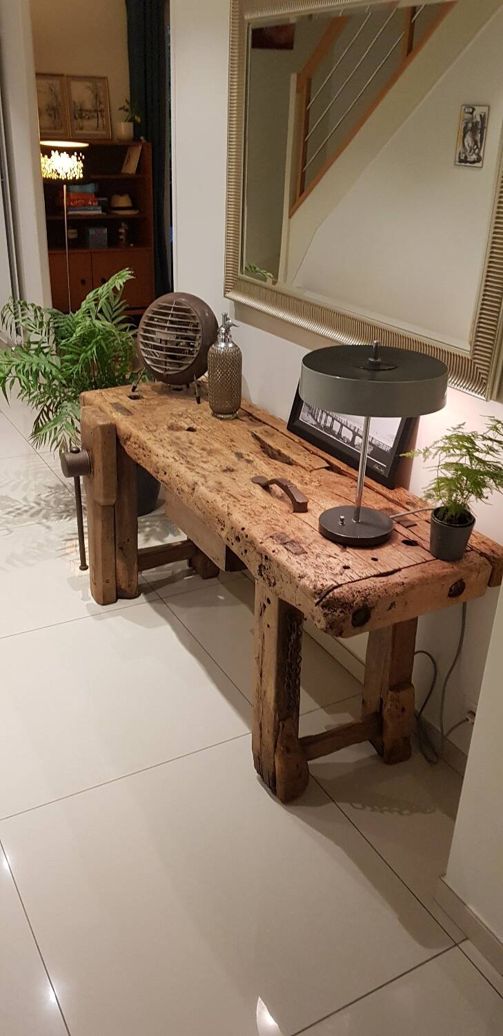 Old restored workbench