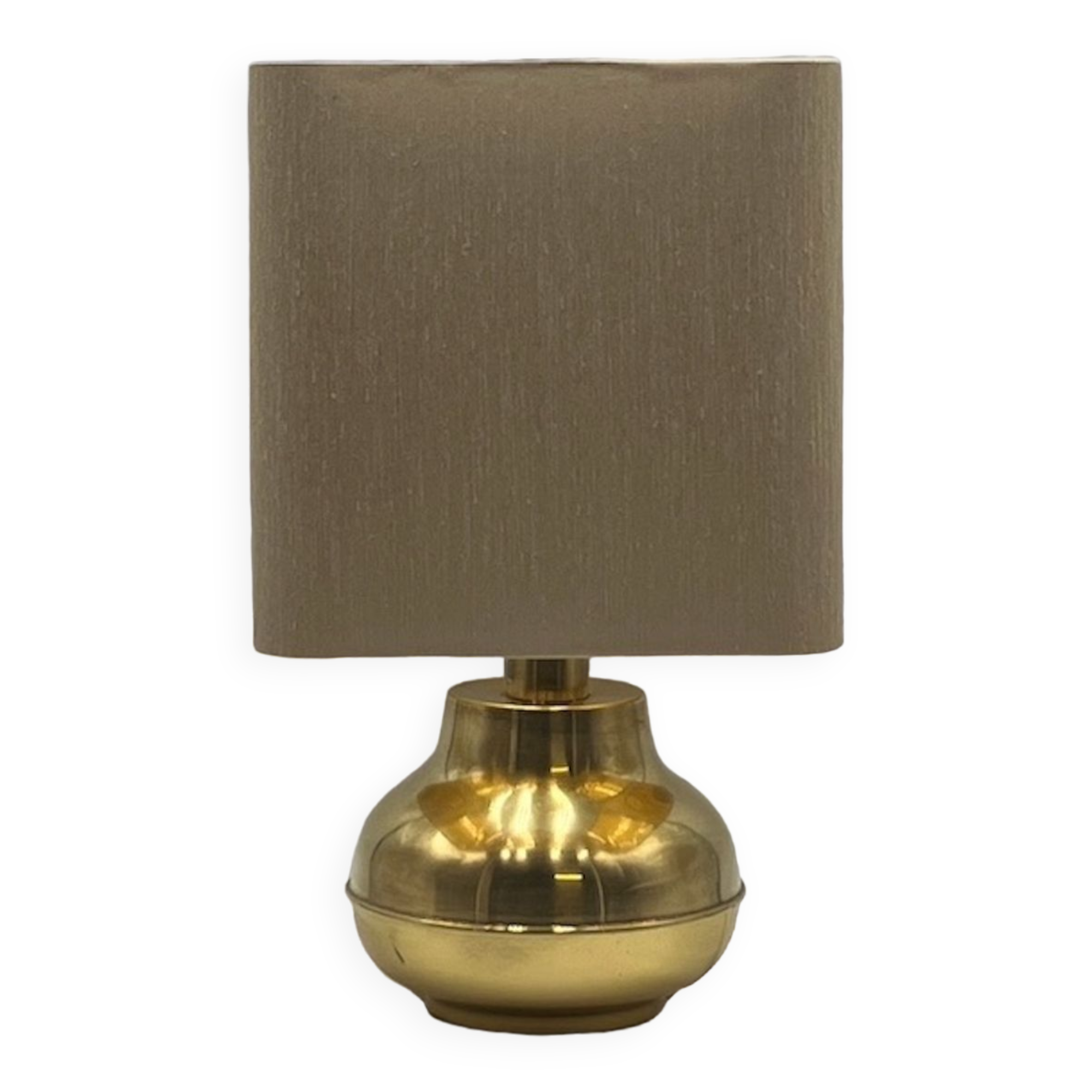 Lampe de table vintage en laiton fabriquée en Italie, années 60