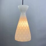 Glass hanging lamp by Aloys Gangkofner IBIZA for Peill & Putzler 1960