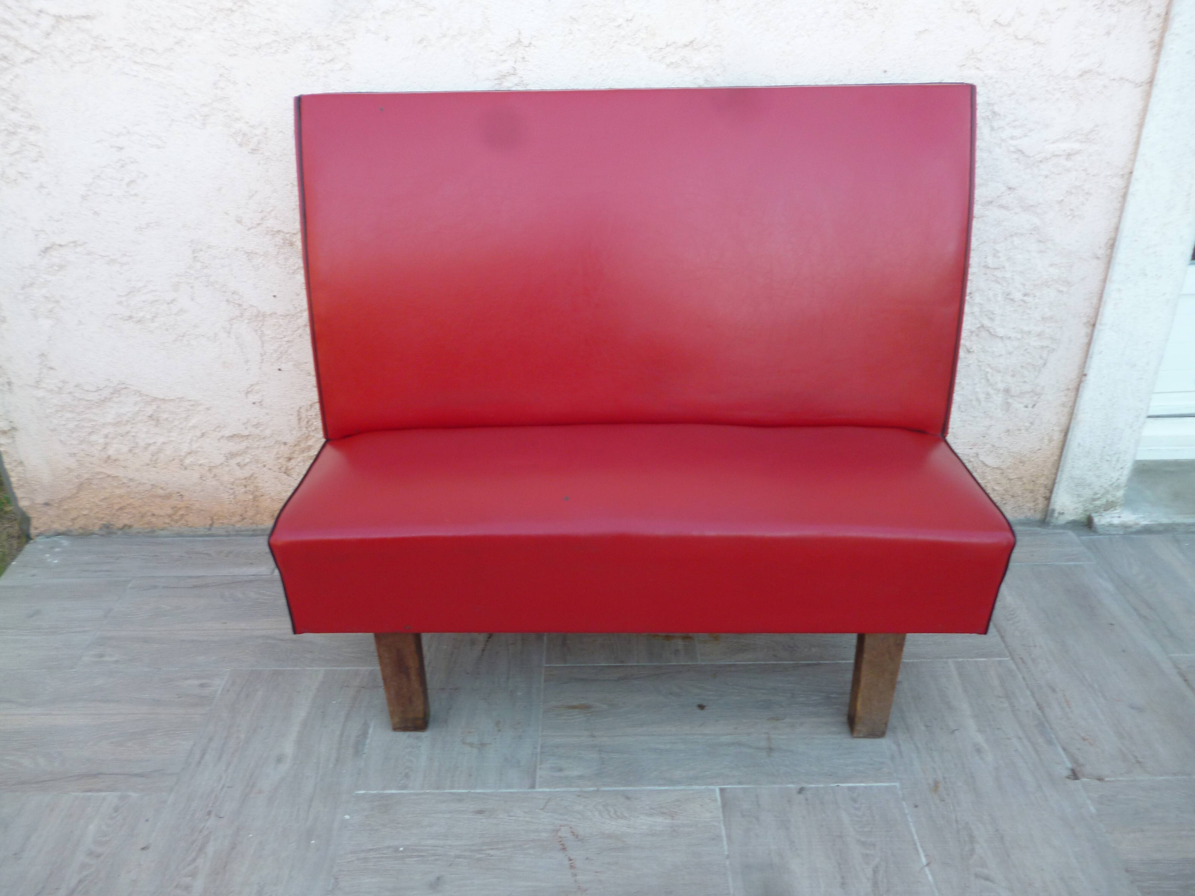 Vintage bistro bench