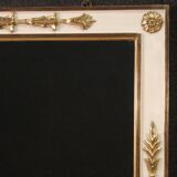Lacquered and gilded mirror in Louis XVI style