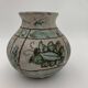 J. MASSIER, Vallauris - Antique enamelled stoneware vase - 1930s-1940s