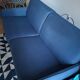 Sofa bed / convertible habitat – sleeping area 140cm – blue