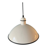 Large metal pendant light from the 80s