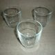 Small transparent Duralex glass x3