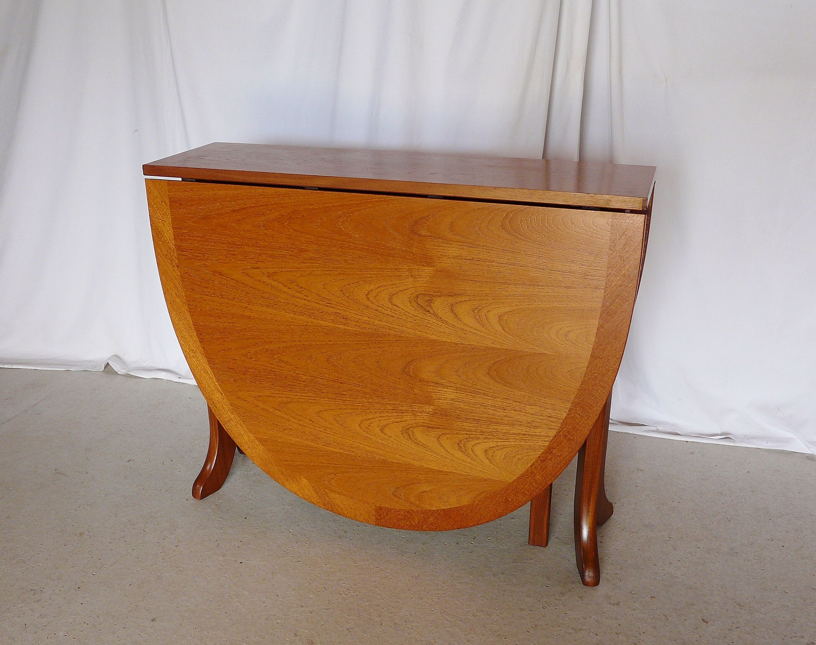 Scandinavian Nathan teak folding table