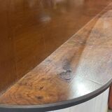 English mahogany shelf with its bevelled mirror from the early 20th century.