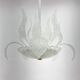 1950's Barovier & Toso Murano Glass and Brass Chandelier