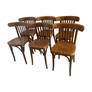 6 chaises bistrot thonet