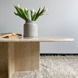 Low table in travertine