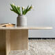 Low table in travertine