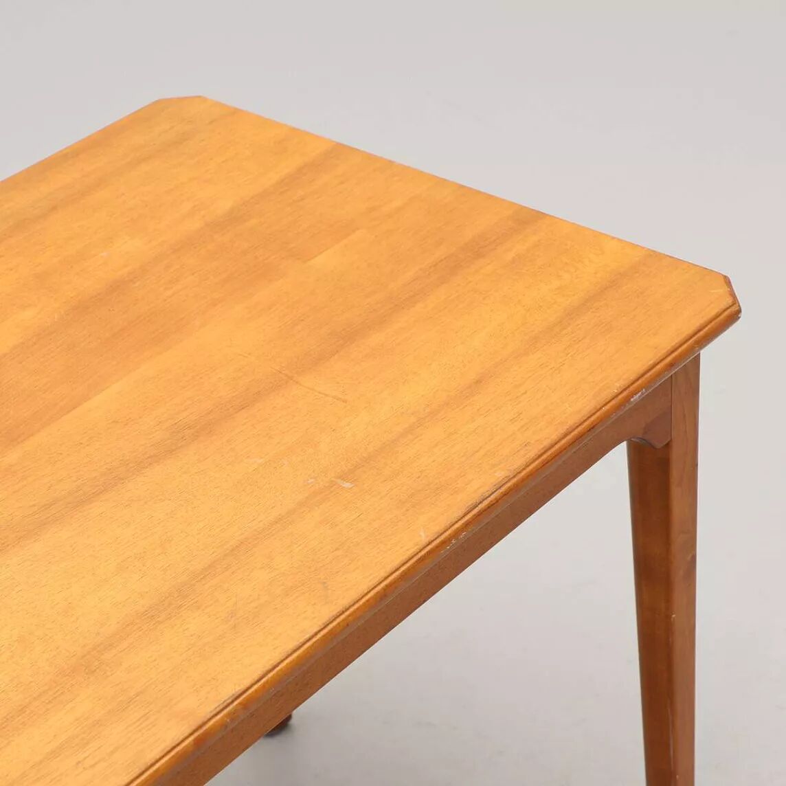 Vintage Scandinavian coffee table in walnut by Carl Malmsten - Sweden - 1960s