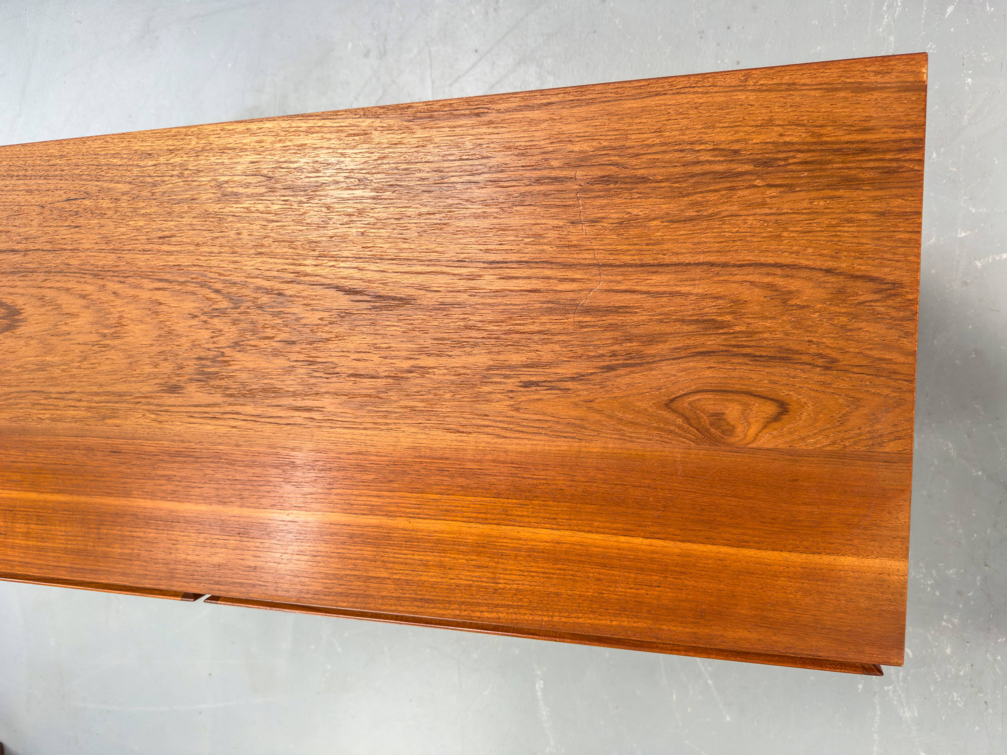 Vintage Teak Bookcase with Desk from Omann Jun, 1960s