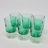 6 verres Luminarc vert