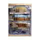 Art deco stained glass window