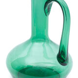 Green-handled vase