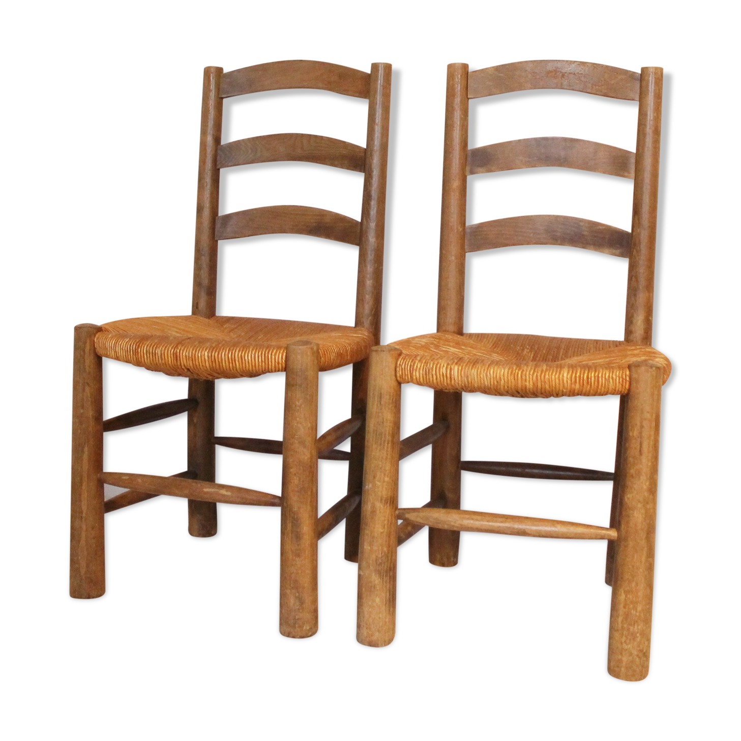 French handmade mulched chairs