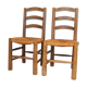 French handmade mulched chairs