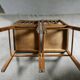 Paire de chaises de bistrot, années 40