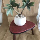 Small table saddle table, vintage tripod barette