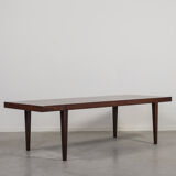 Rosewood coffee table by Erik Severin Hansen for Haslev 1960s
