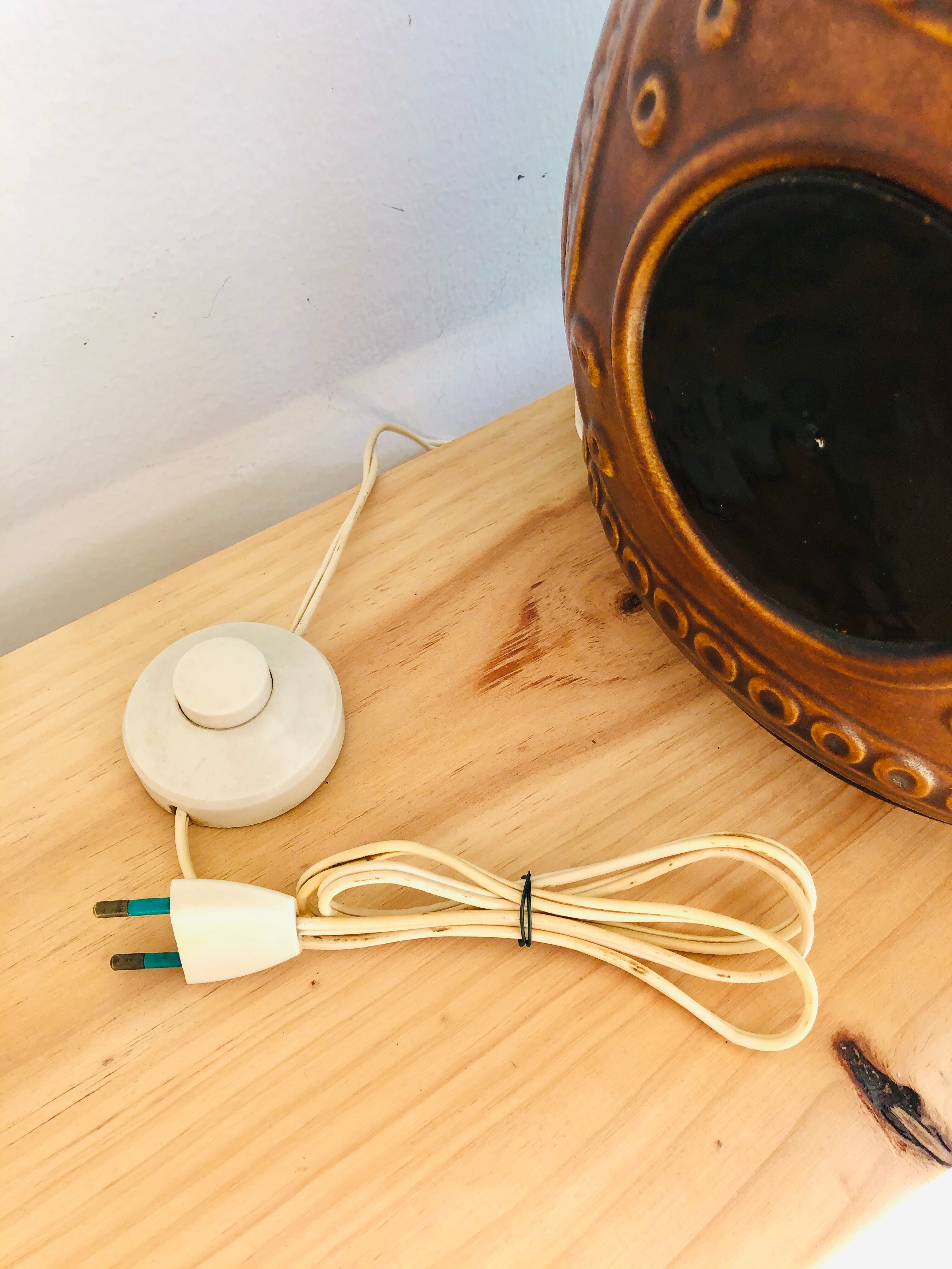 Bay Germany ceramic lamp 1970