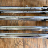 Four Plia folding chairs by Giancarlo Piretti edited by Castelli