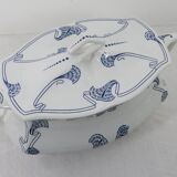 Art Nouveau soup tureen in Onnaing earthenware