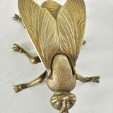 Fly ashtray brass 70s