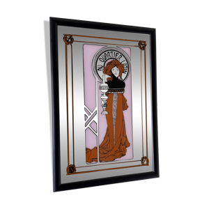 miroir Art nouveau vintage
