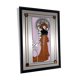 Vintage Alphonse Mucha Art Nouveau Mirror | Framed “Au Quartier Latin”